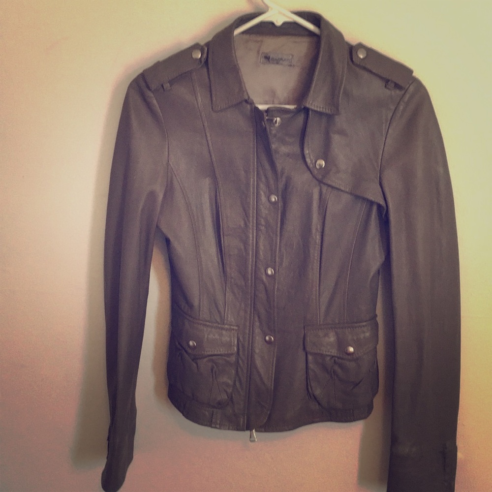 Leather jacket